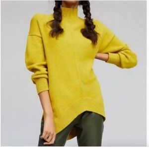 Maeve by Anthropologie Yellow Turtleneck Sweater